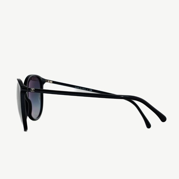 Chanel 5278 Black Micro-CC Butterfly Sunglasses - Picture 3 of 9